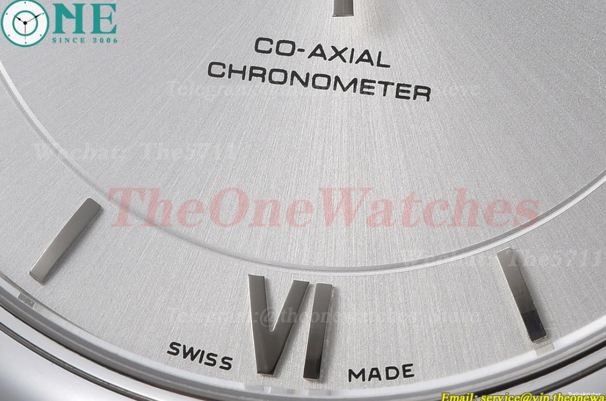 Ville White GDF Co-Axial Dial Men's 39.5MM SS MY8215 De LE 0518